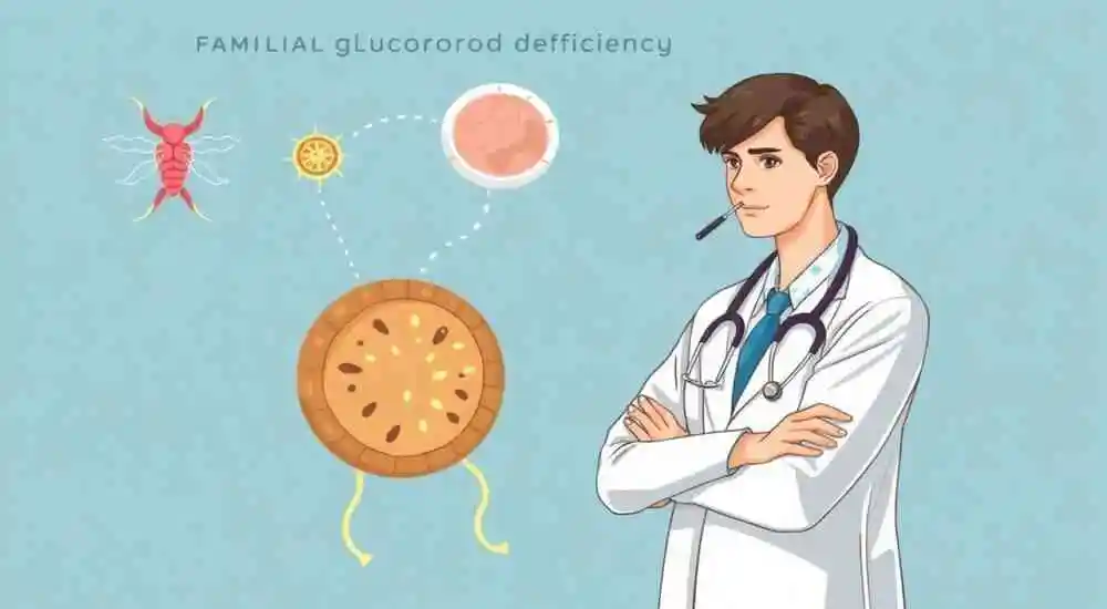 Deficiencia familiar de glucocorticoides